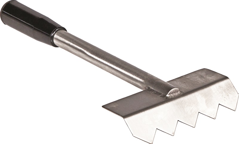 Base 700/900 Grattoir For Grill Pierre Lavique Rainuré - Combisteel