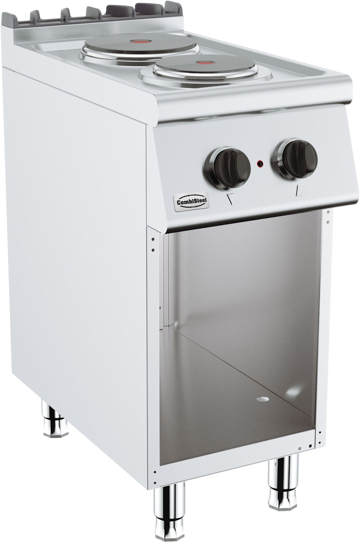 Stove Electric 2 Griddles 1×2,25 / 1×1,85 KW 1x 2,25 / 1x 1,85 KW - Combisteel