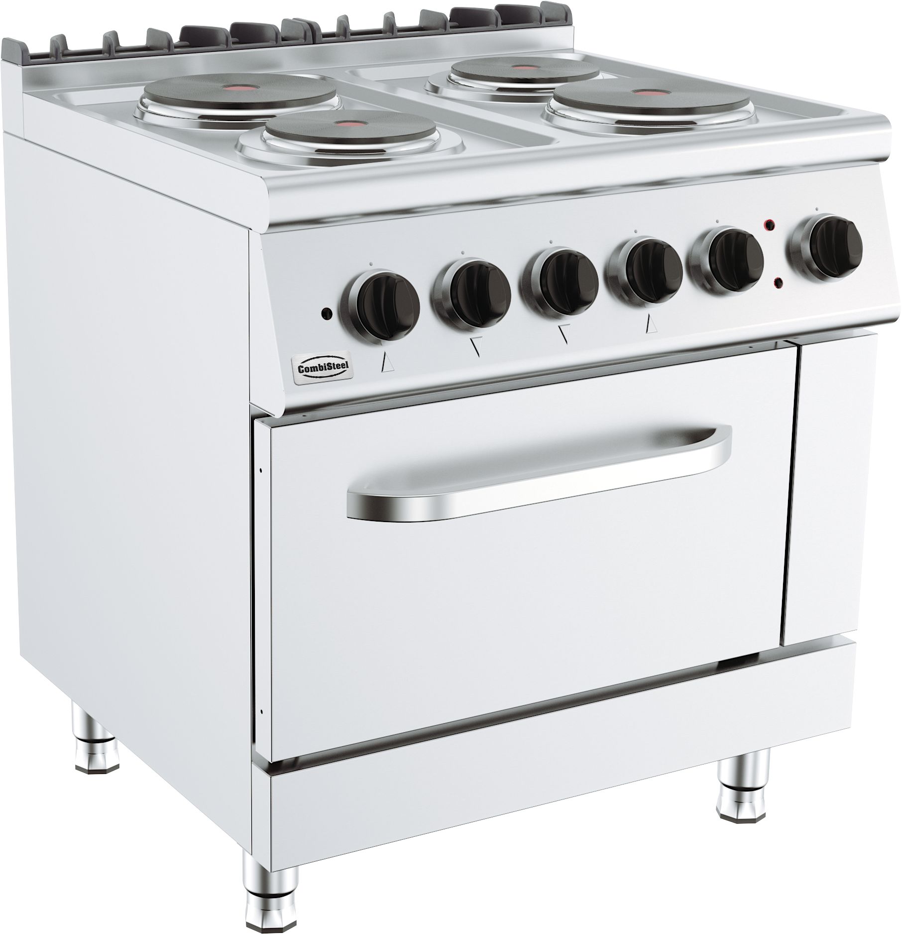 Stove Electric With Oven 2×2,25 / 1×1,85 / Oven 6 KW 2x 2,25 / 1x 1,85 / Oven 6 KW - Combisteel