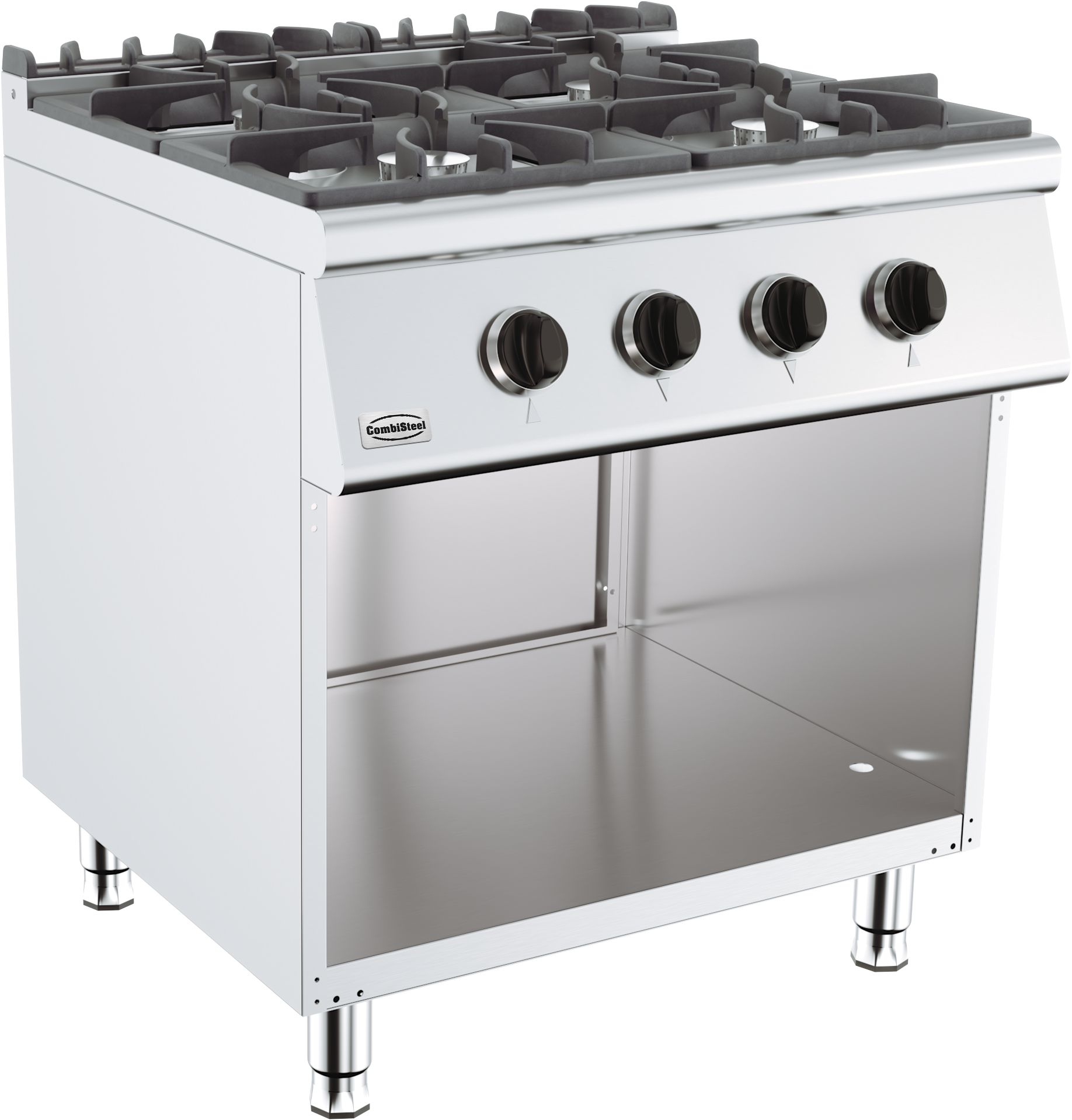 Stove Gas 4 Burners - Combisteel