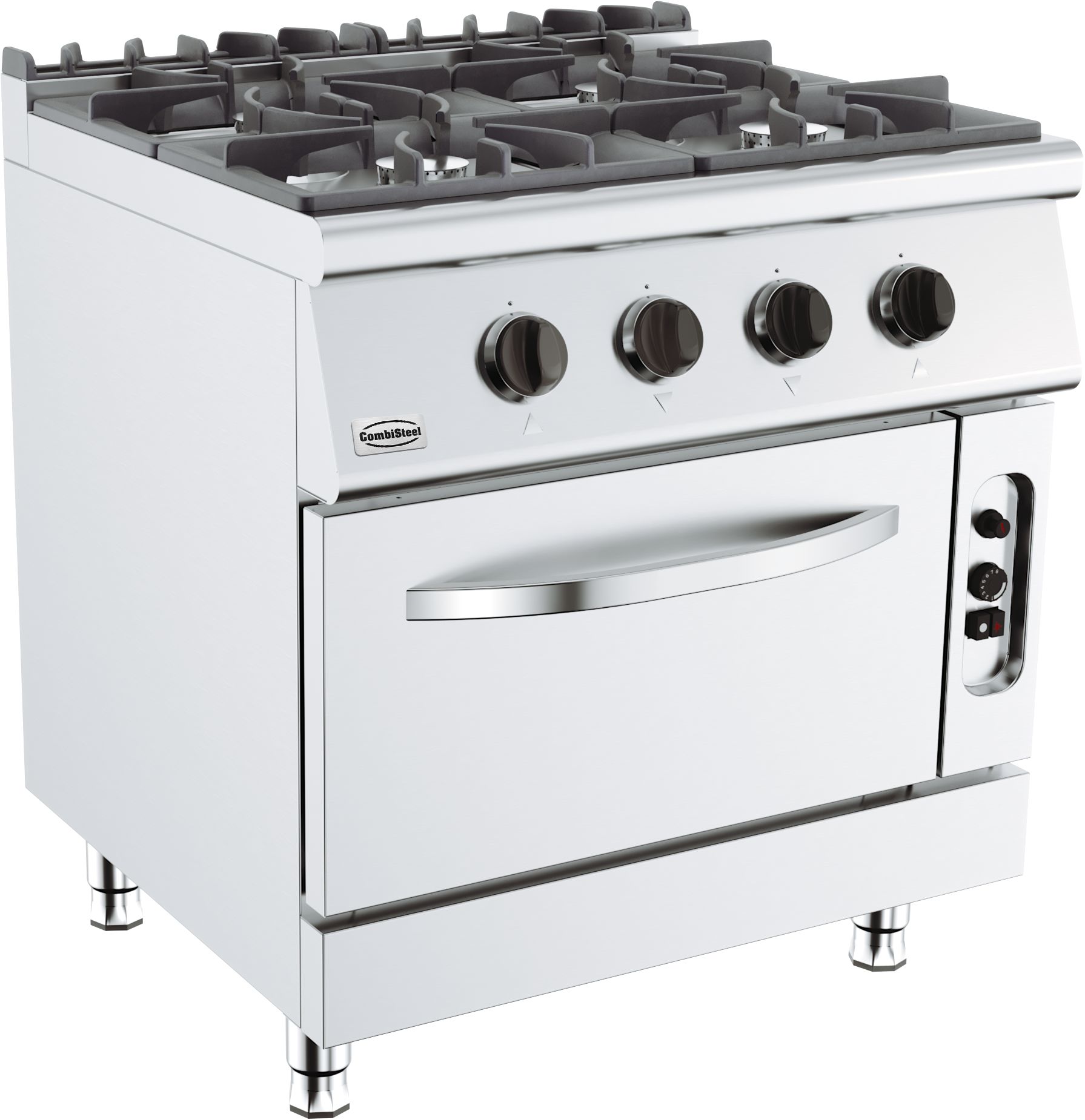 Stove Gas 4 Burners With Oven Gas - Combisteel