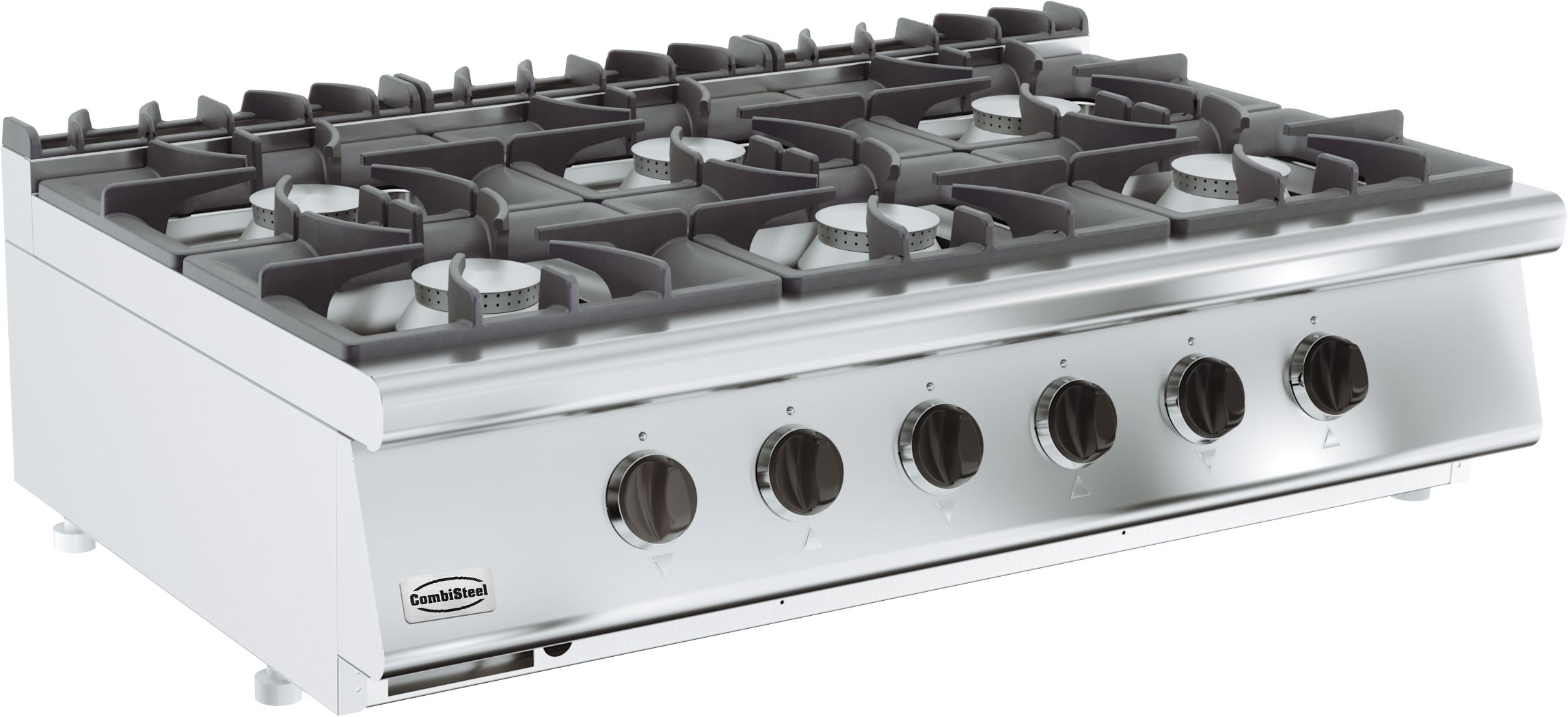 Gas Range 6 Burners - Combisteel