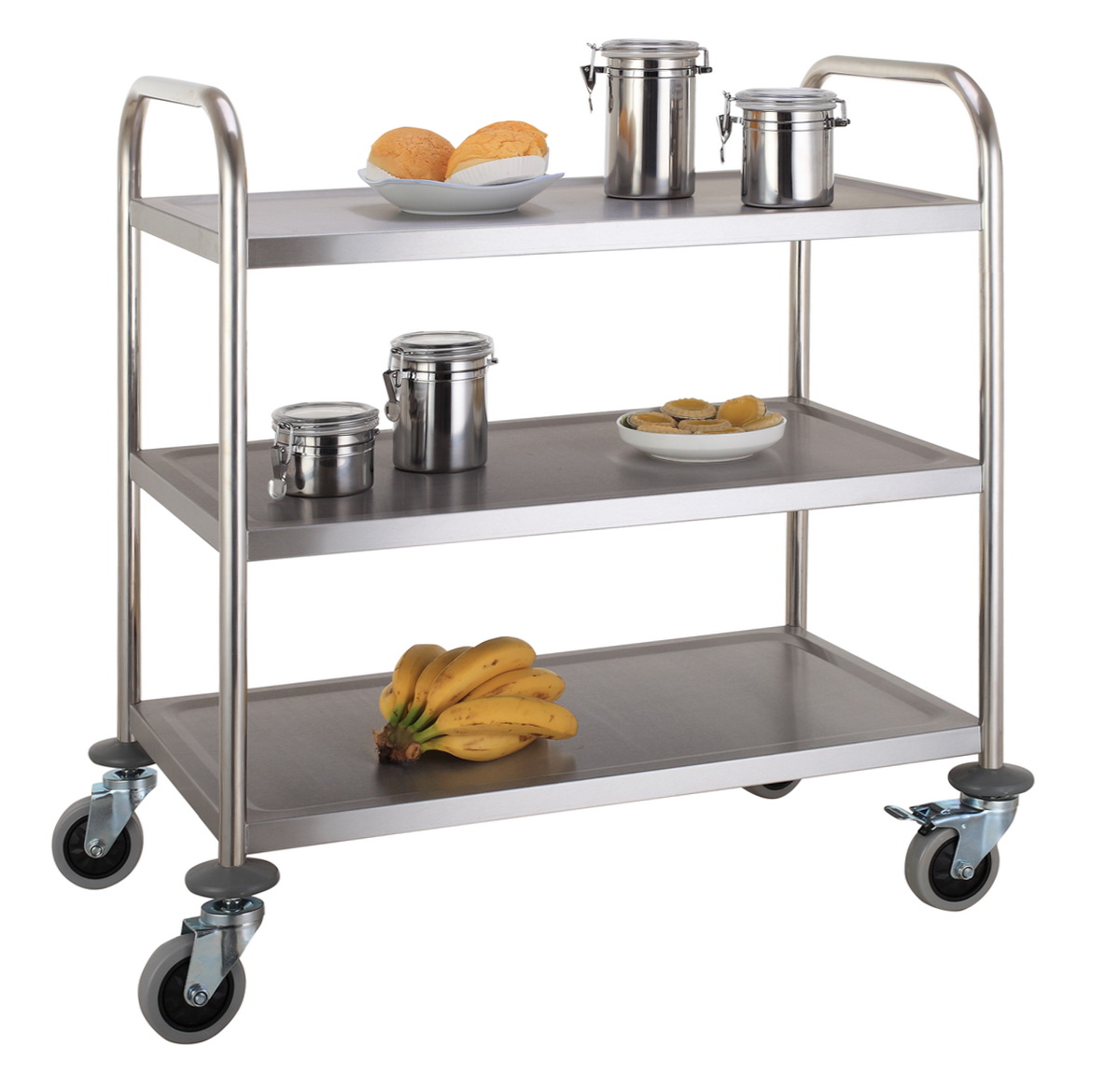 Stainless Steel 3-Tier Trolley 860 MM - Combisteel — miniature 2