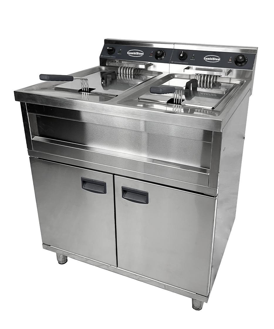 2×12 L 2×6 KW Electric Deep Fryers - Combisteel — miniature 2