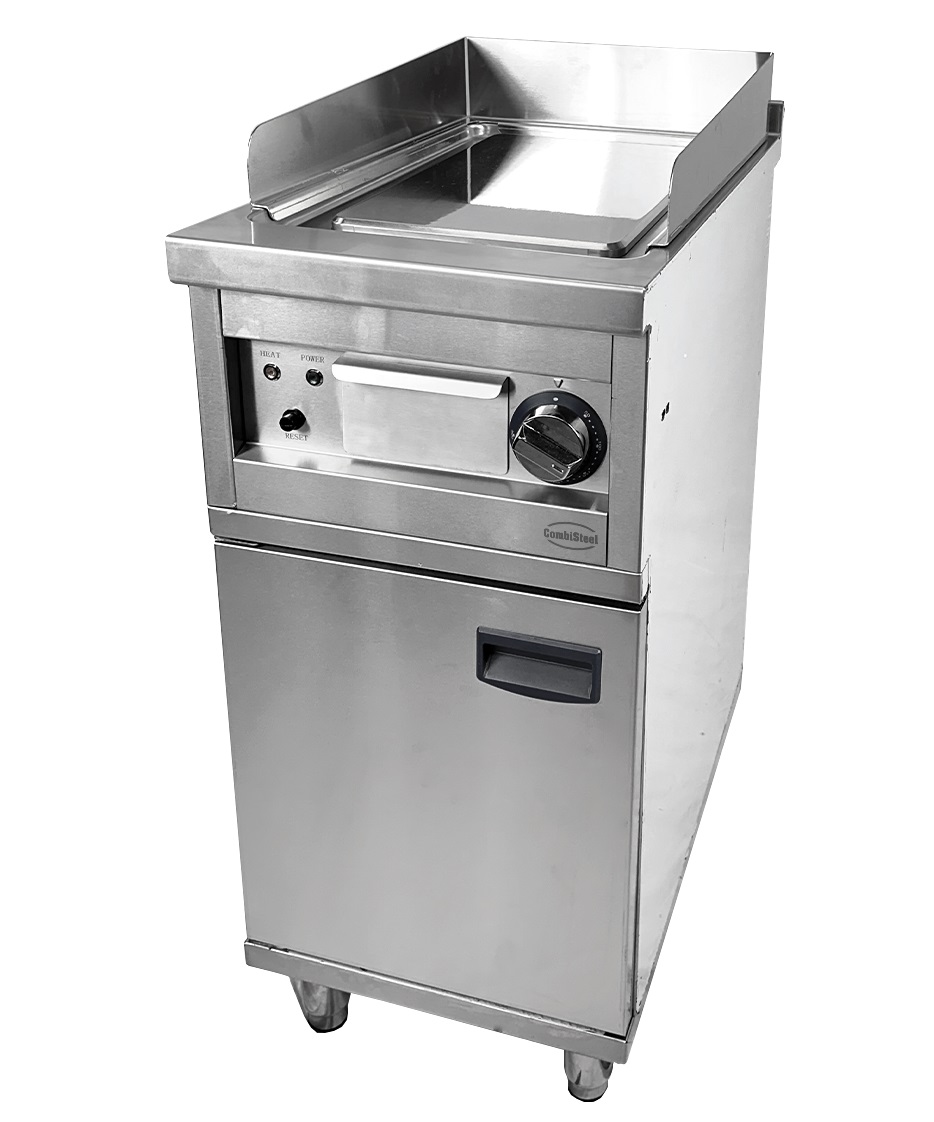 Chrome-Plated Electric Griddle - Stainless Steel · 400×700 MM - Combisteel — miniature 2