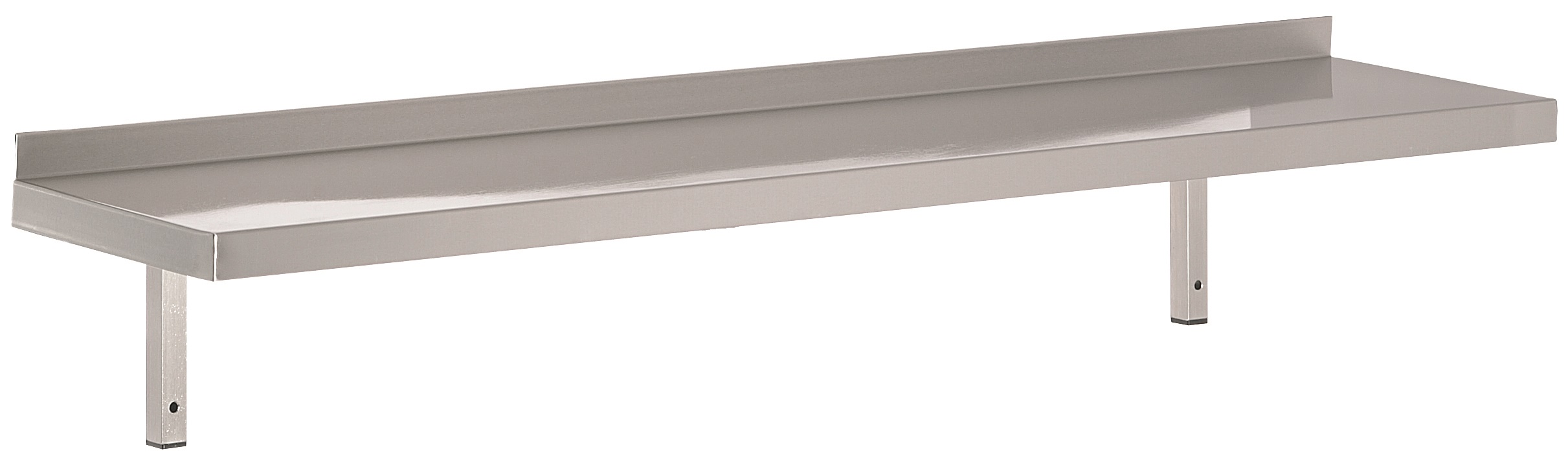 300 Shelf Wall-Mounted In Stainless Steel 1200 Incl. Consoles - Combisteel