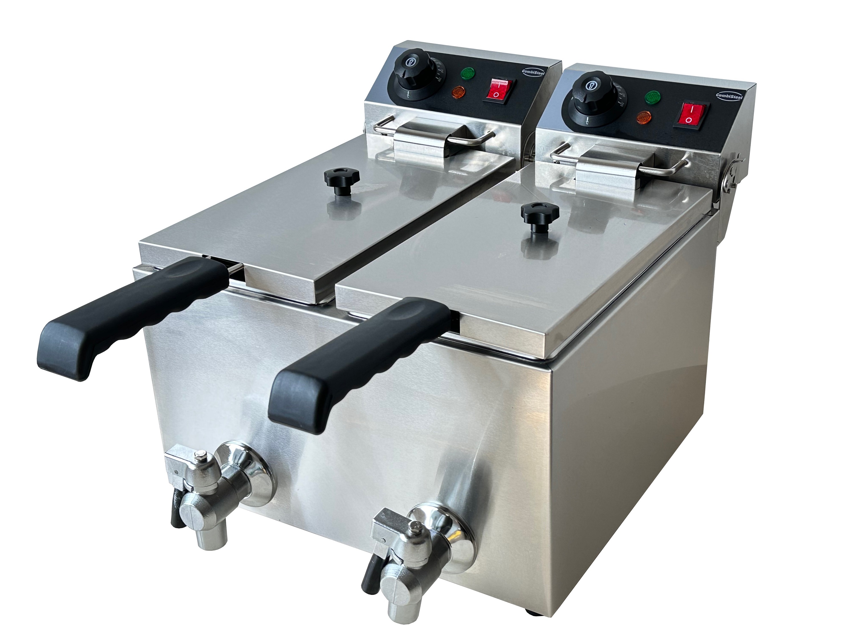 Combisteel 2×4 L Electric Countertop Deep Fryer — miniature 4