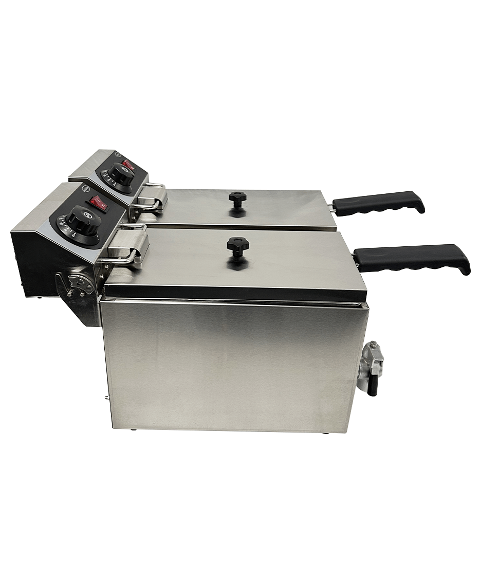 Combisteel 2×4 L Electric Countertop Deep Fryer — miniature 5