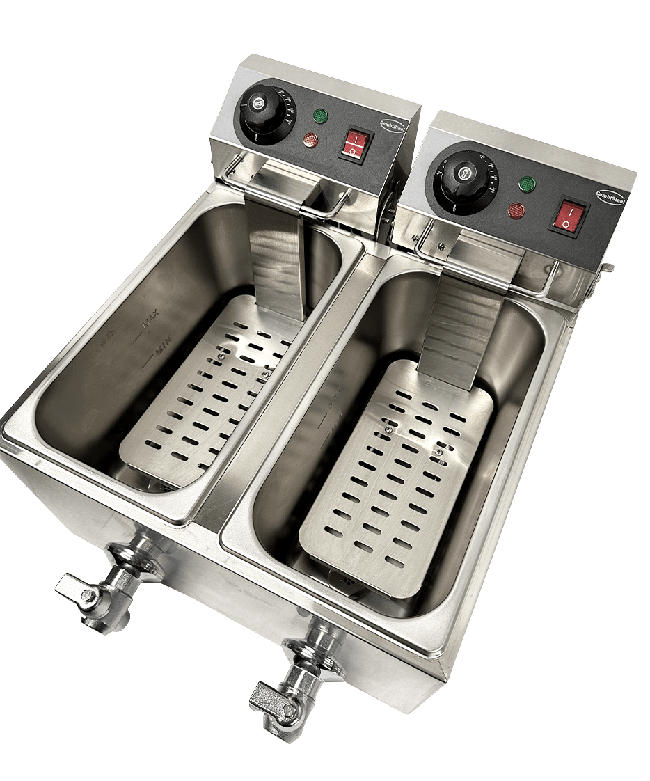 Combisteel 2×4 L Electric Countertop Deep Fryer — miniature 6