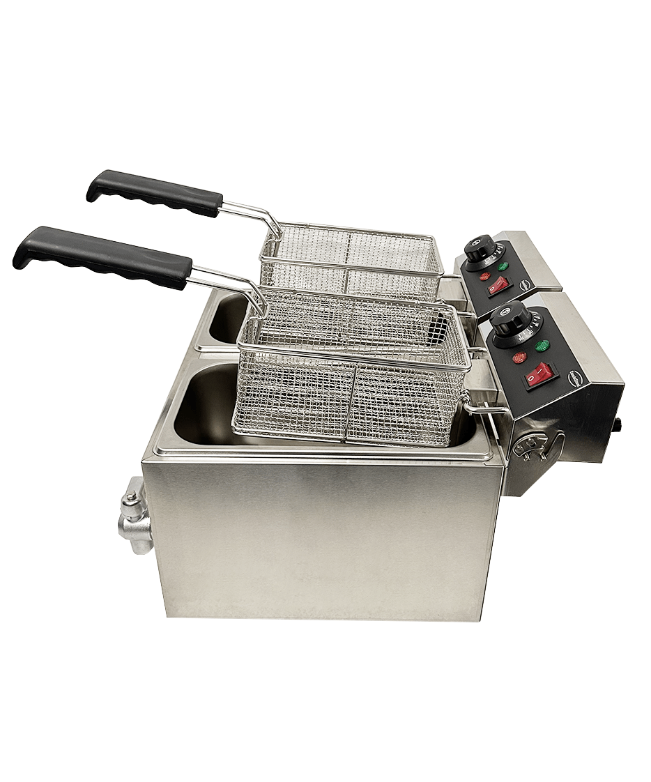 Combisteel 2×4 L Electric Countertop Deep Fryer — miniature 7