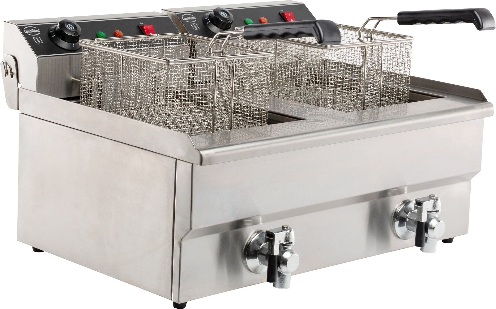 Combisteel 2×8 L Electric Countertop Deep Fryer — miniature 2