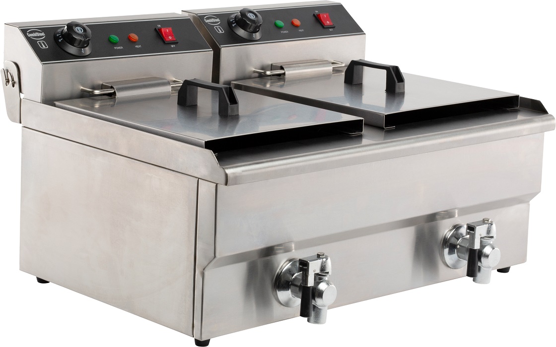 Deep Fryer Countertop Electric 2×8 L - Combisteel