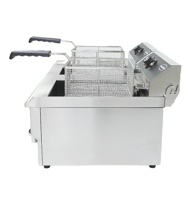 Combisteel 2×10 L Electric Countertop Deep Fryer — miniature 7