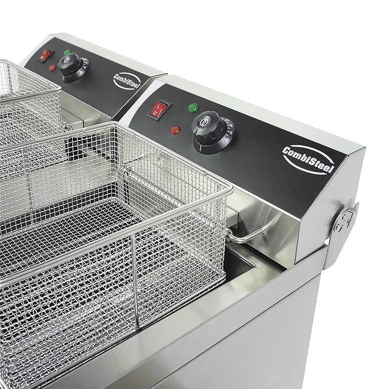 Combisteel 2×10 L Electric Countertop Deep Fryer — miniature 8
