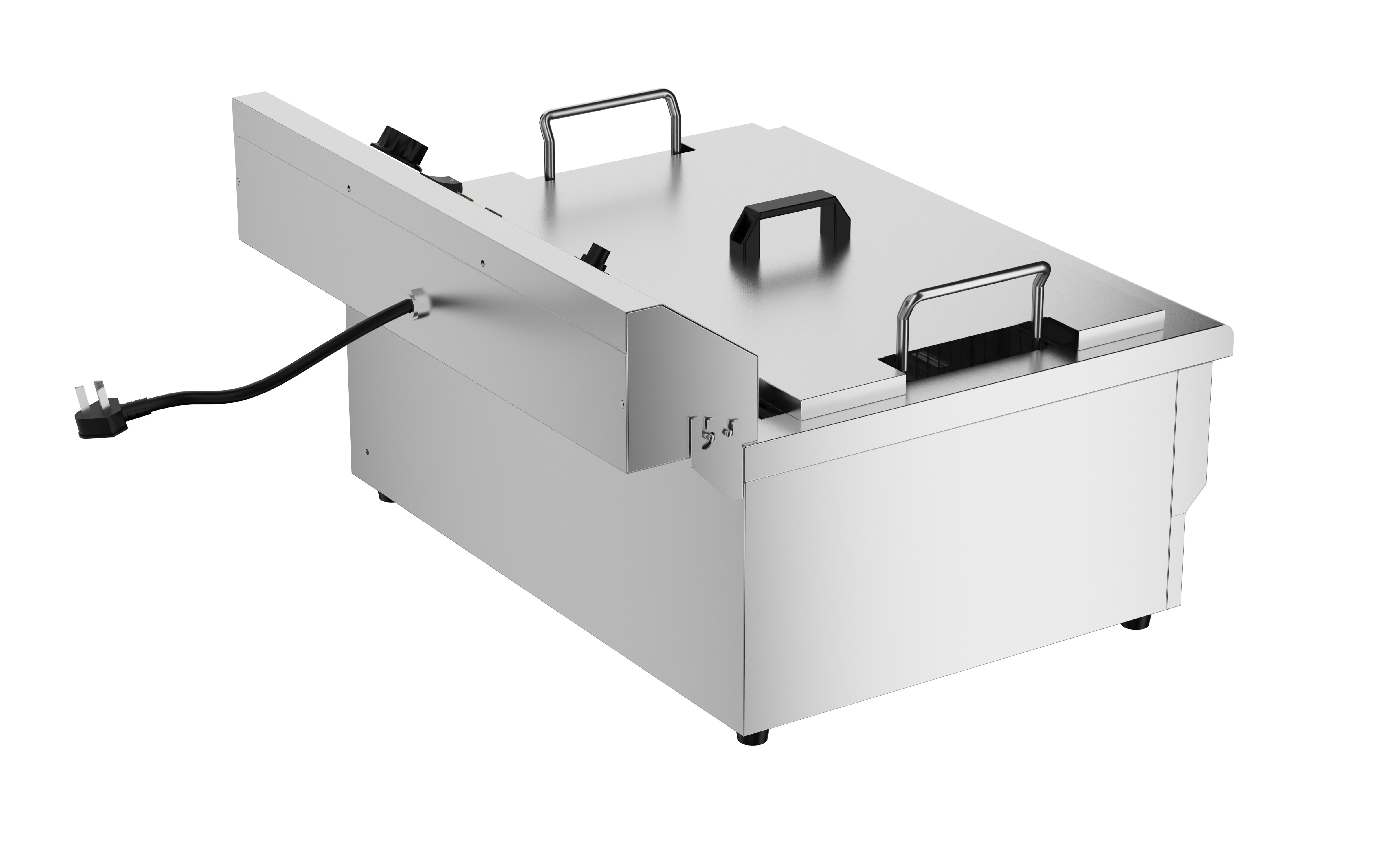 Countertop Electric Fryer 25 L With Drain Valve 6 KW - Combisteel — miniature 2