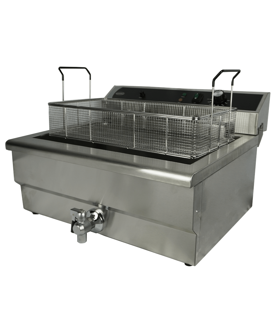 Countertop Electric Fryer 25 L With Drain Valve 6 KW - Combisteel — miniature 6