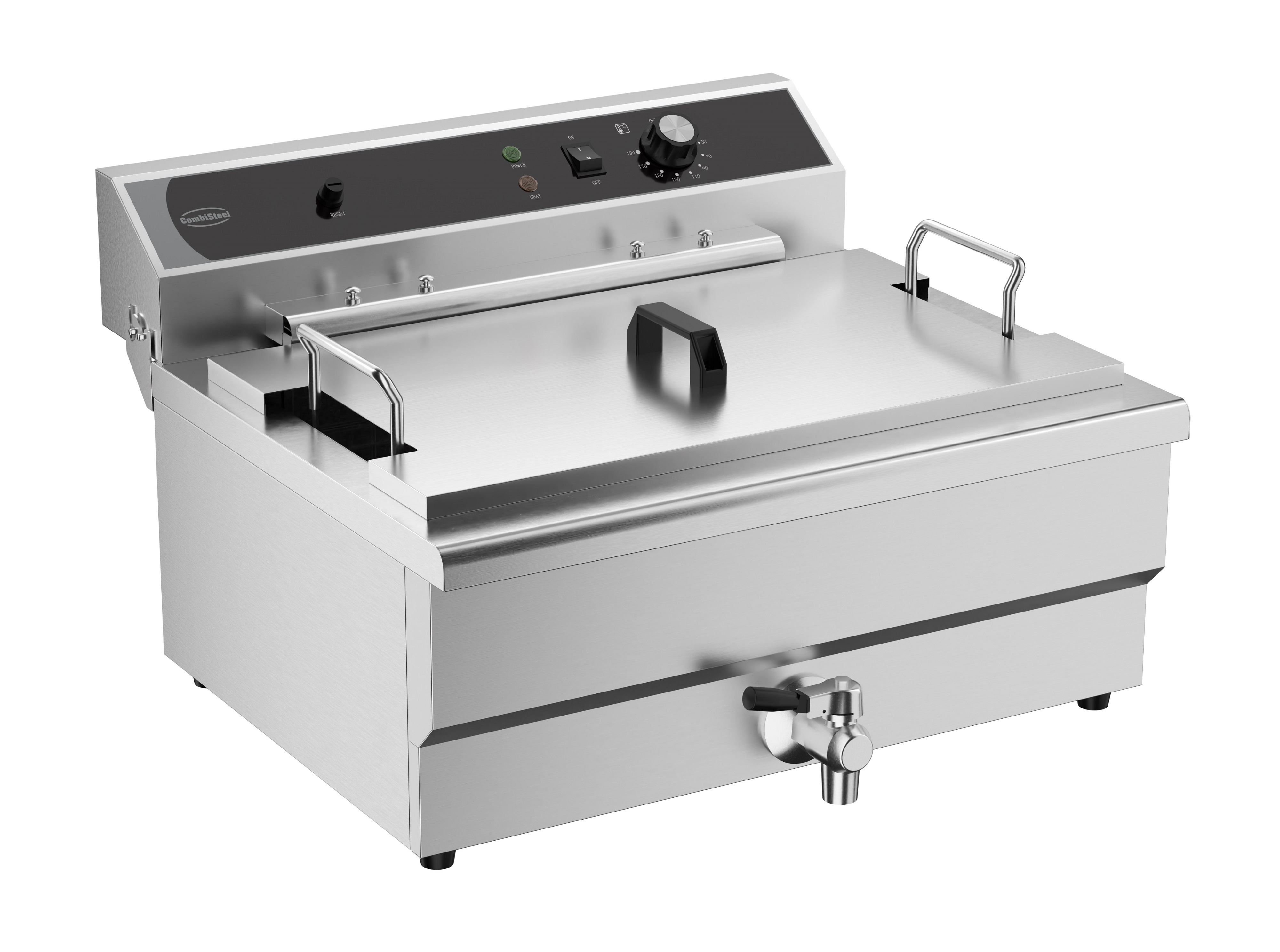 Deep Fryer Countertop Electric 25 L - With Robinet Of Vidange 6 KW - Combisteel