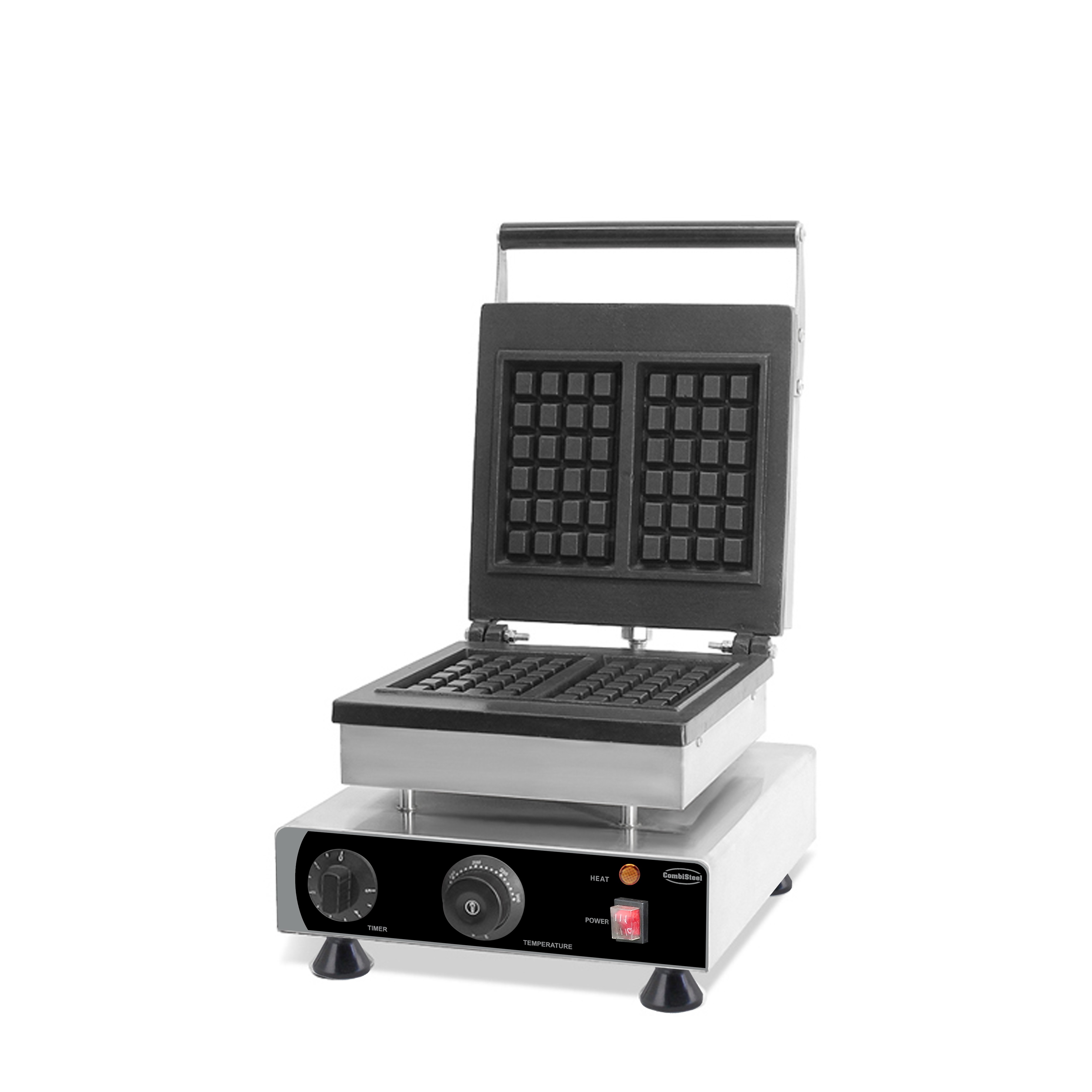 Waffle Iron 2 Pcs Waffle Of Bruxelles - Combisteel