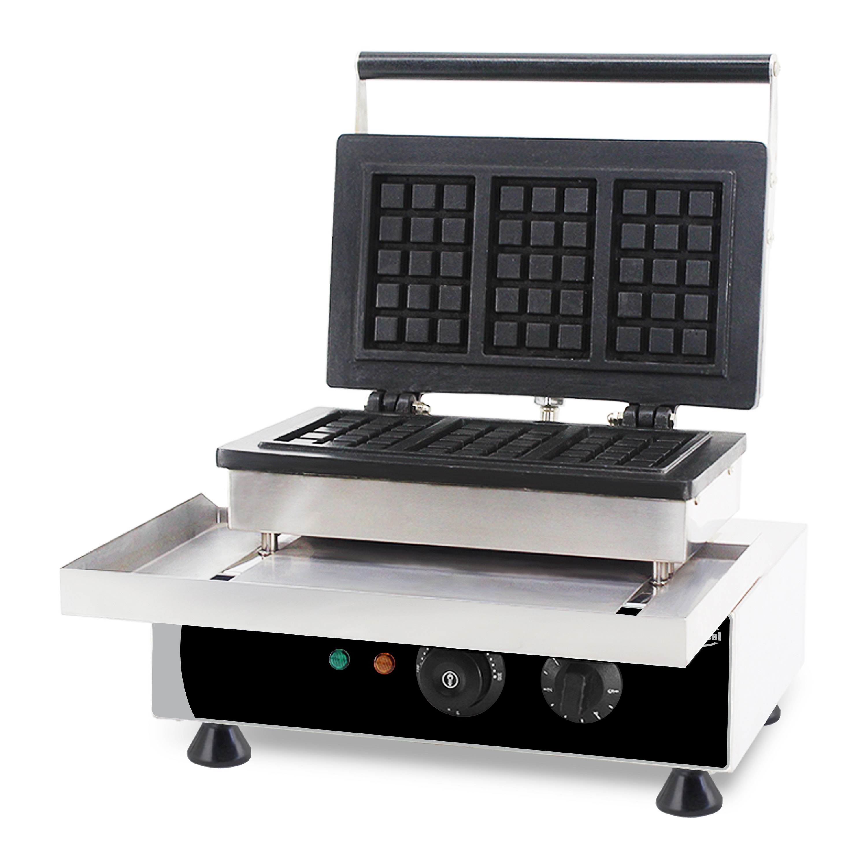 Waffle Maker 3 Pcs Brussels Waffle 1.75 KW - Combisteel — miniature 2