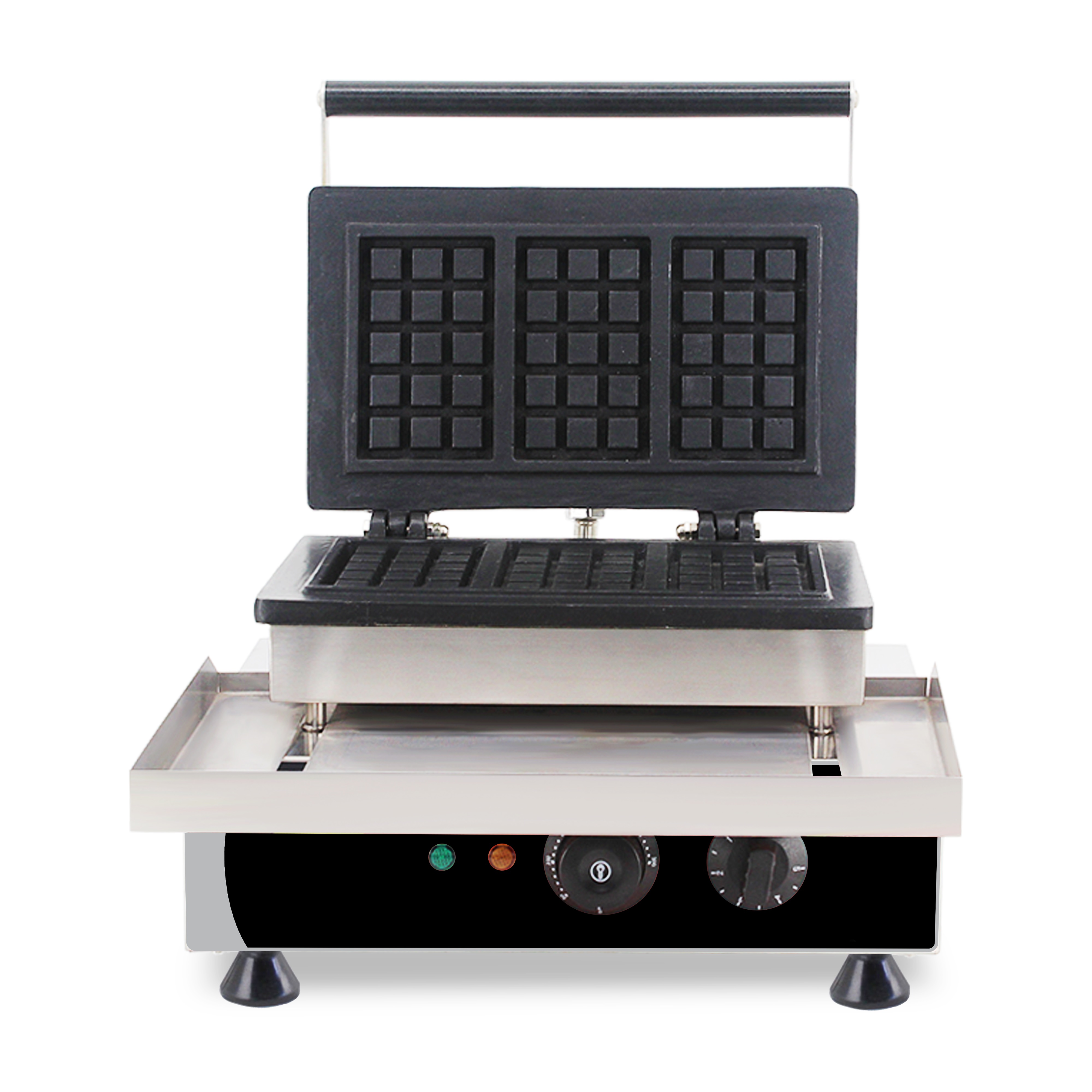 Waffle Maker 3 Pcs Brussels Waffle 1.75 KW - Combisteel — miniature 3