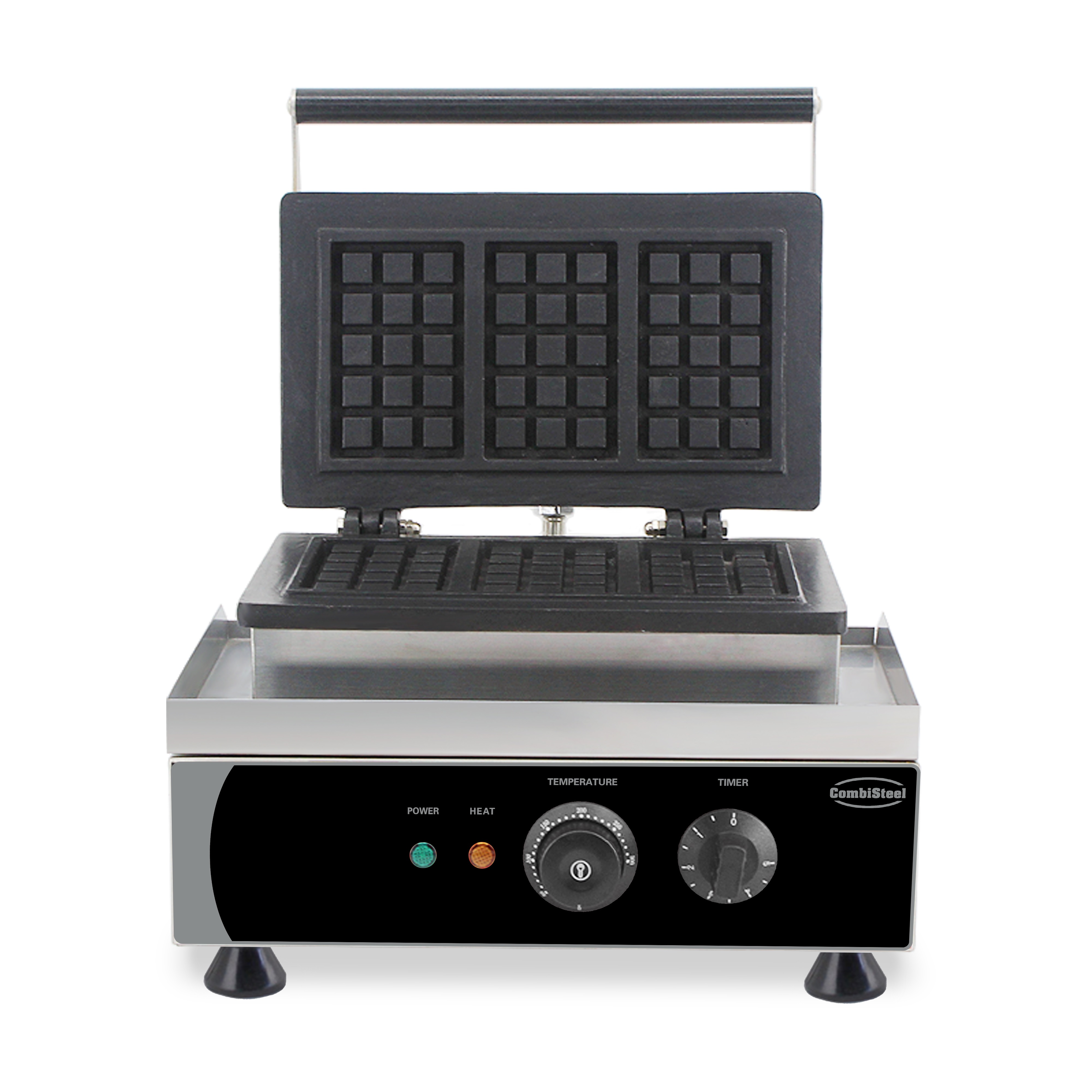 Waffle Maker 3 Pcs Brussels Waffle 1.75 KW - Combisteel — miniature 4