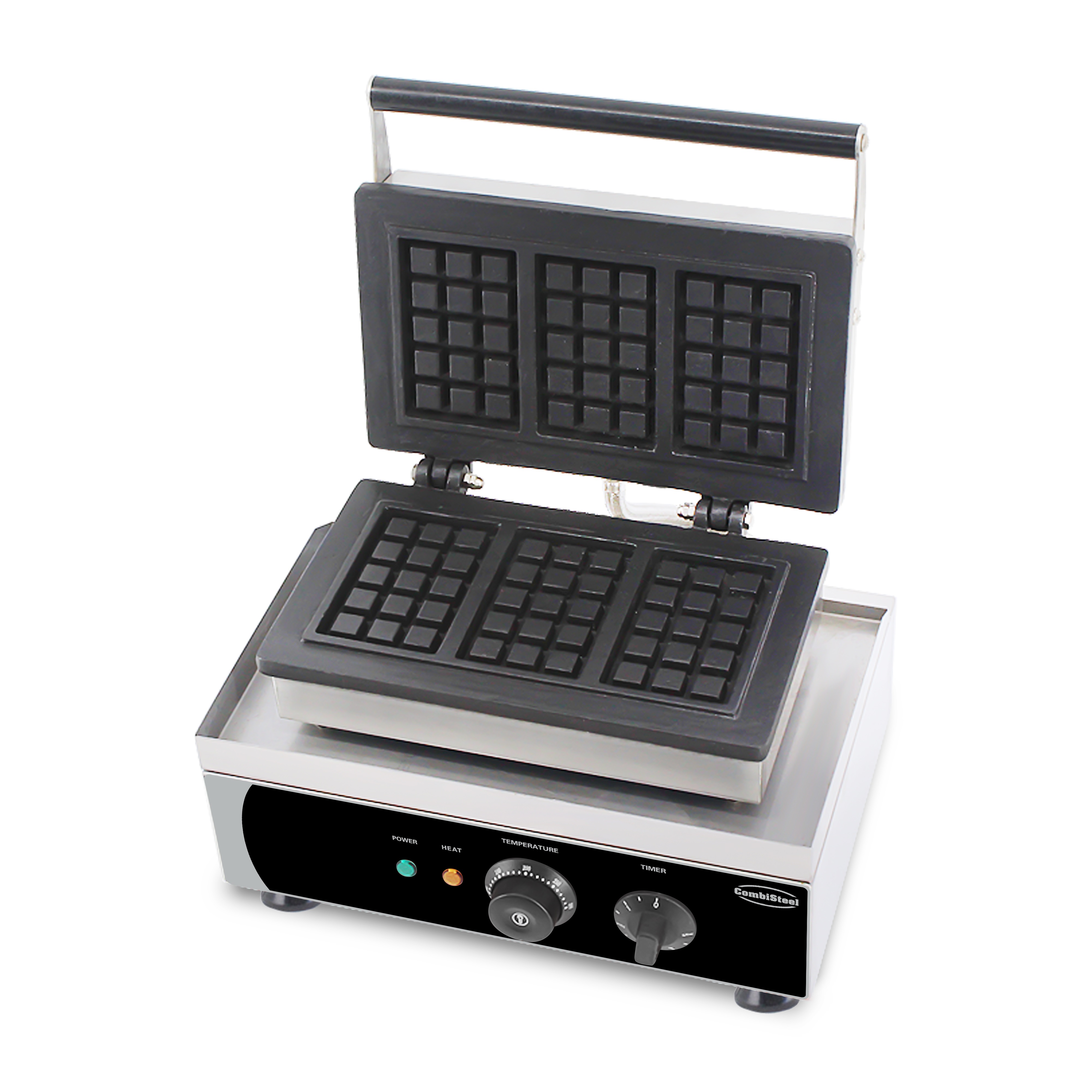 Waffle Maker 3 Pcs Brussels Waffle 1.75 KW - Combisteel — miniature 5