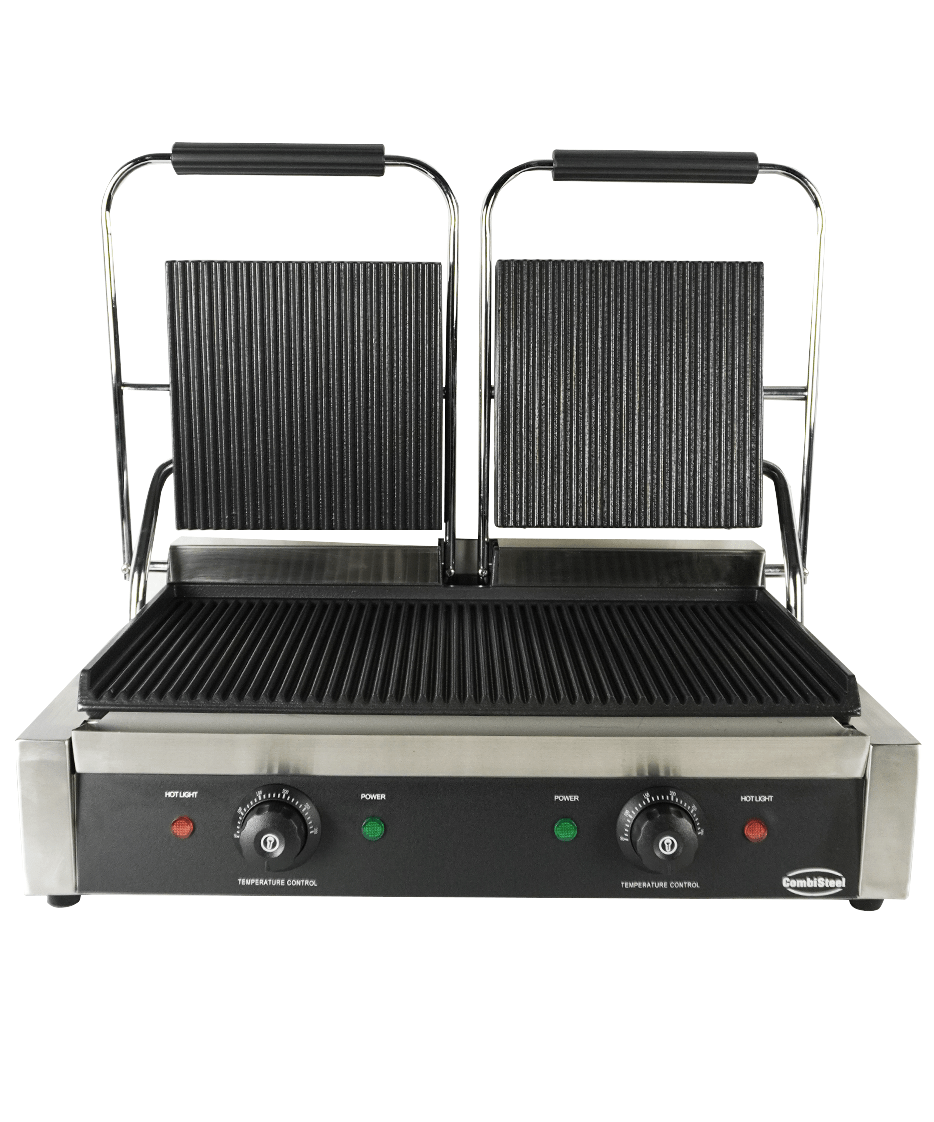 Double Panini Contact Grill 3.6 KW - Combisteel — miniature 2