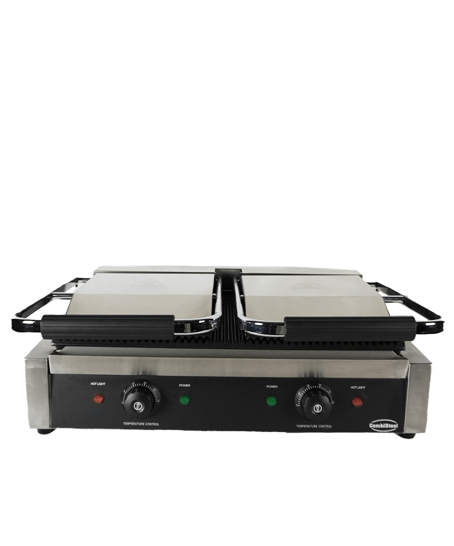 Double Panini Contact Grill 3.6 KW - Combisteel — miniature 4
