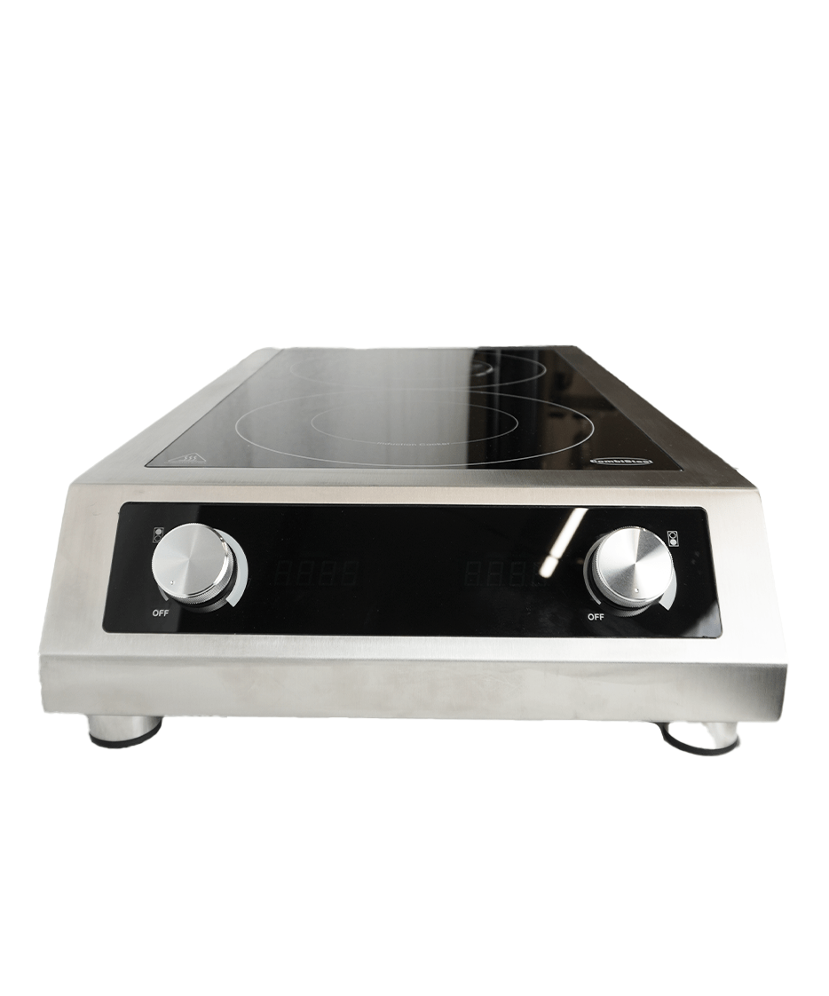 Tabletop Induction Hob 2 Zones Suitable Only For Induction Pans 7 KW - Combisteel — miniature 3