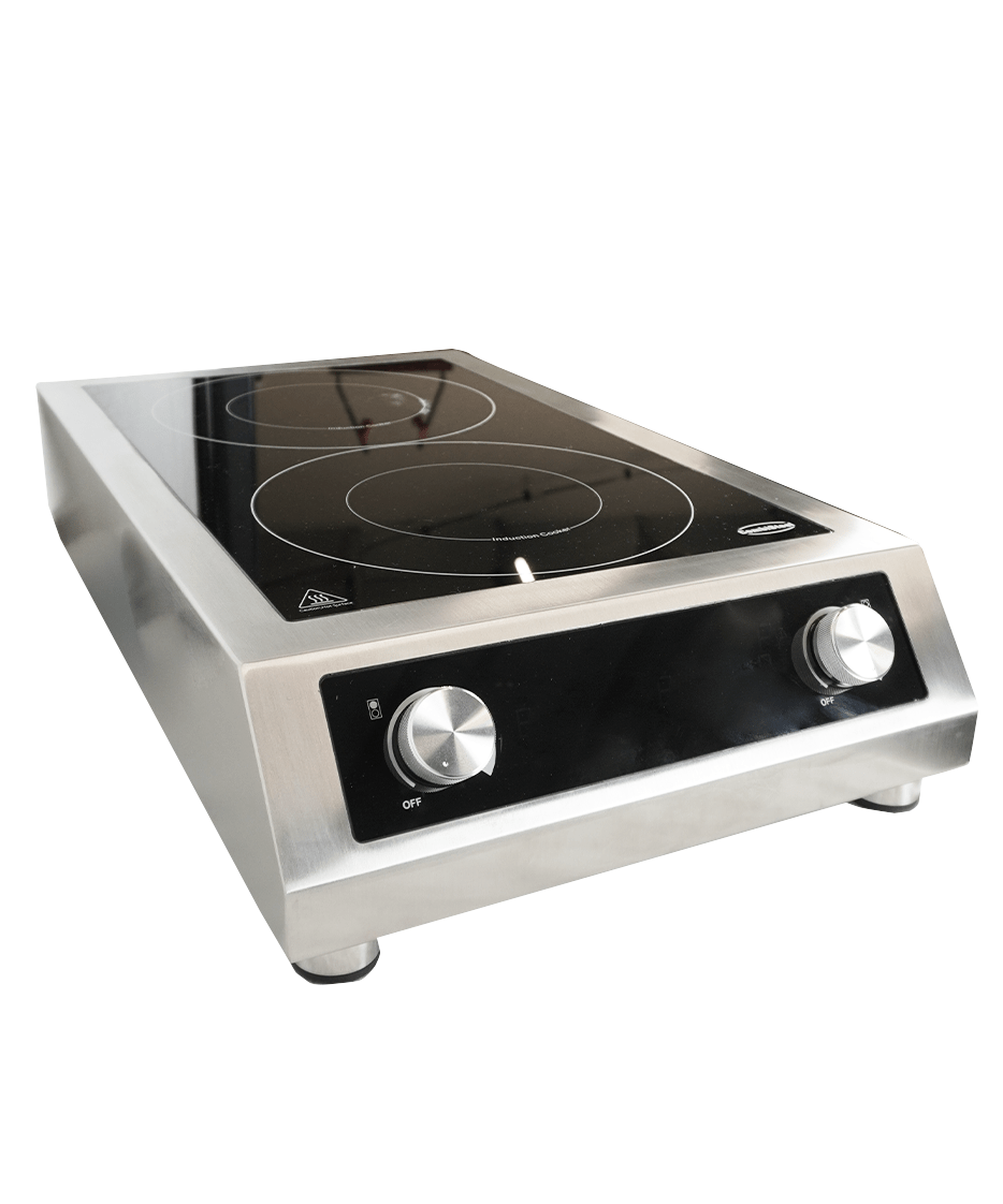 Tabletop Induction Hob 2 Zones Suitable Only For Induction Pans 7 KW - Combisteel — miniature 4