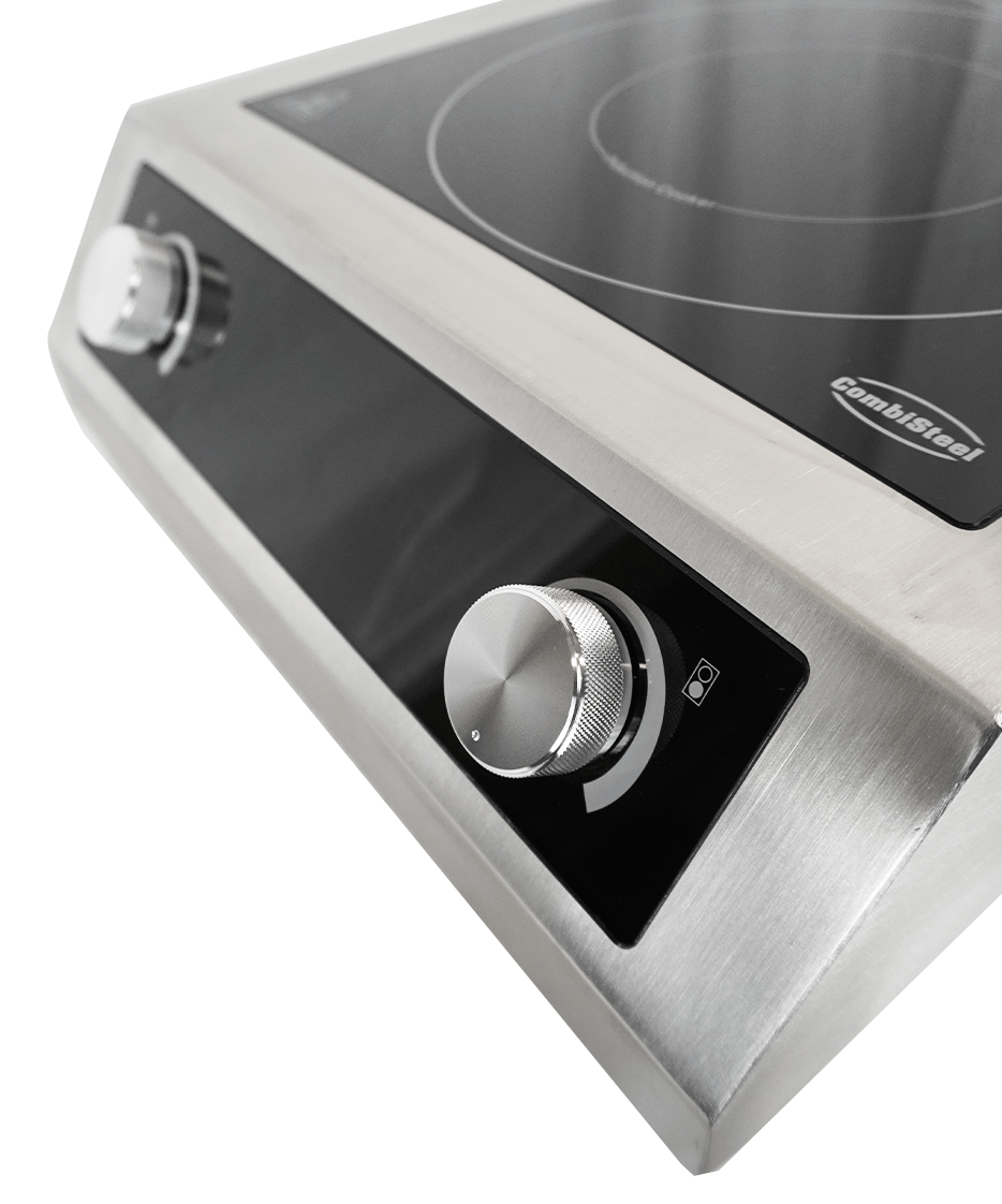 Tabletop Induction Hob 2 Zones Suitable Only For Induction Pans 7 KW - Combisteel — miniature 6