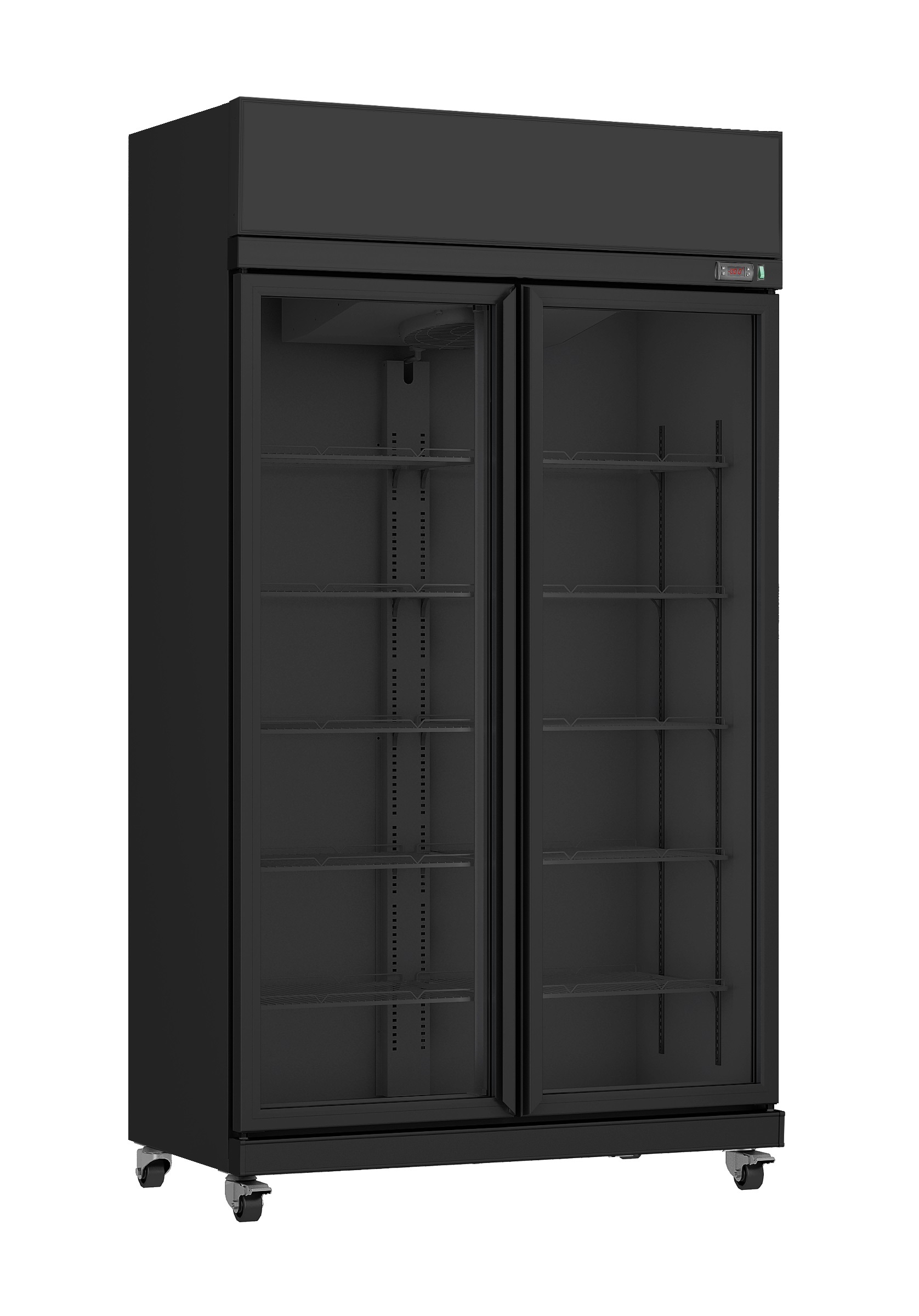 Refrigerator 2-door Black Glass IRM-770 Bl 580 L - Combisteel