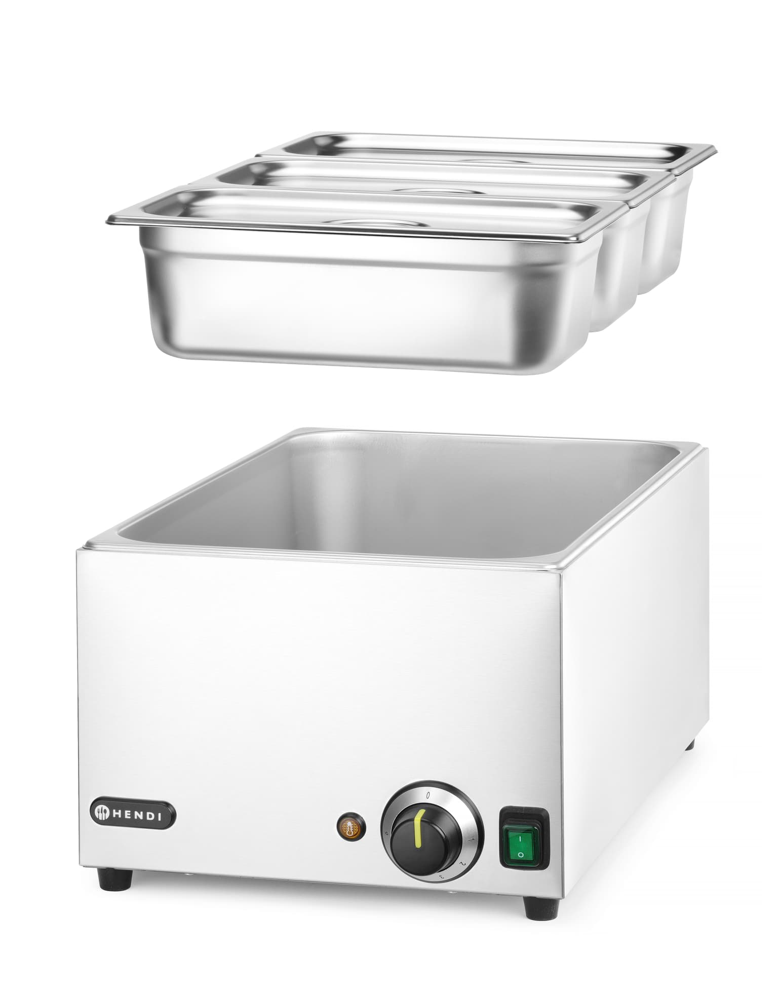 Bain-Marie Ranger Set + 3 X GN 1/3 Container With Lid - Hendi — miniature 3