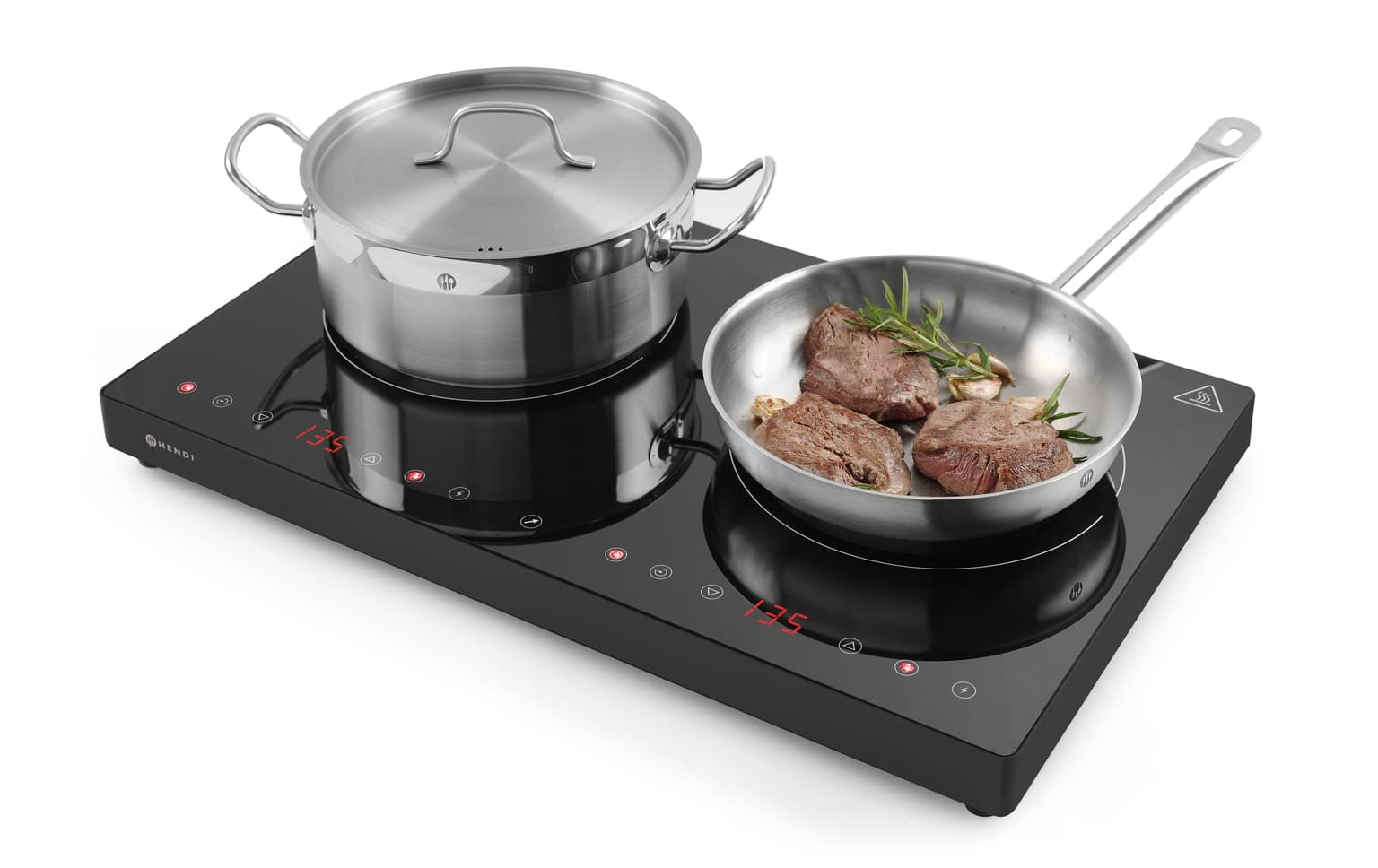 Double Kitchen Line Induction Hob - Hendi — miniature 4