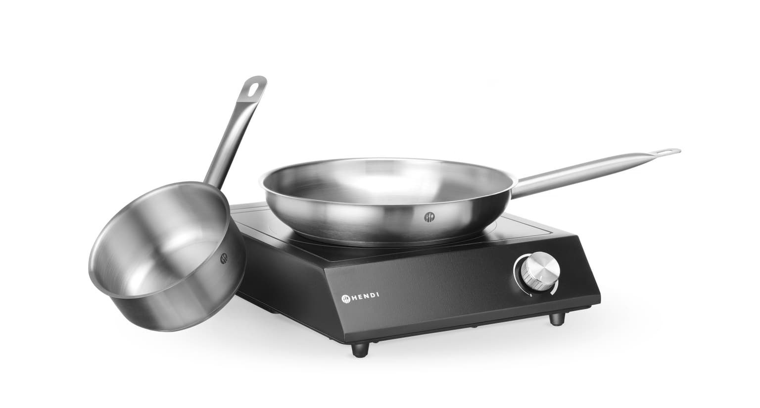 Set: 3500 W Induction Hob + Saucepan + Frying Pan - Hendi — miniature 9