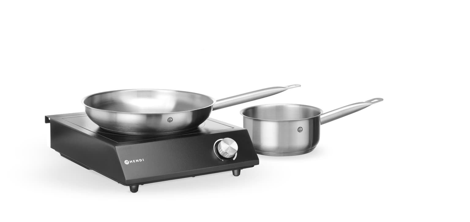 Set: 3500 W Induction Hob + Saucepan + Frying Pan - Hendi — miniature 10