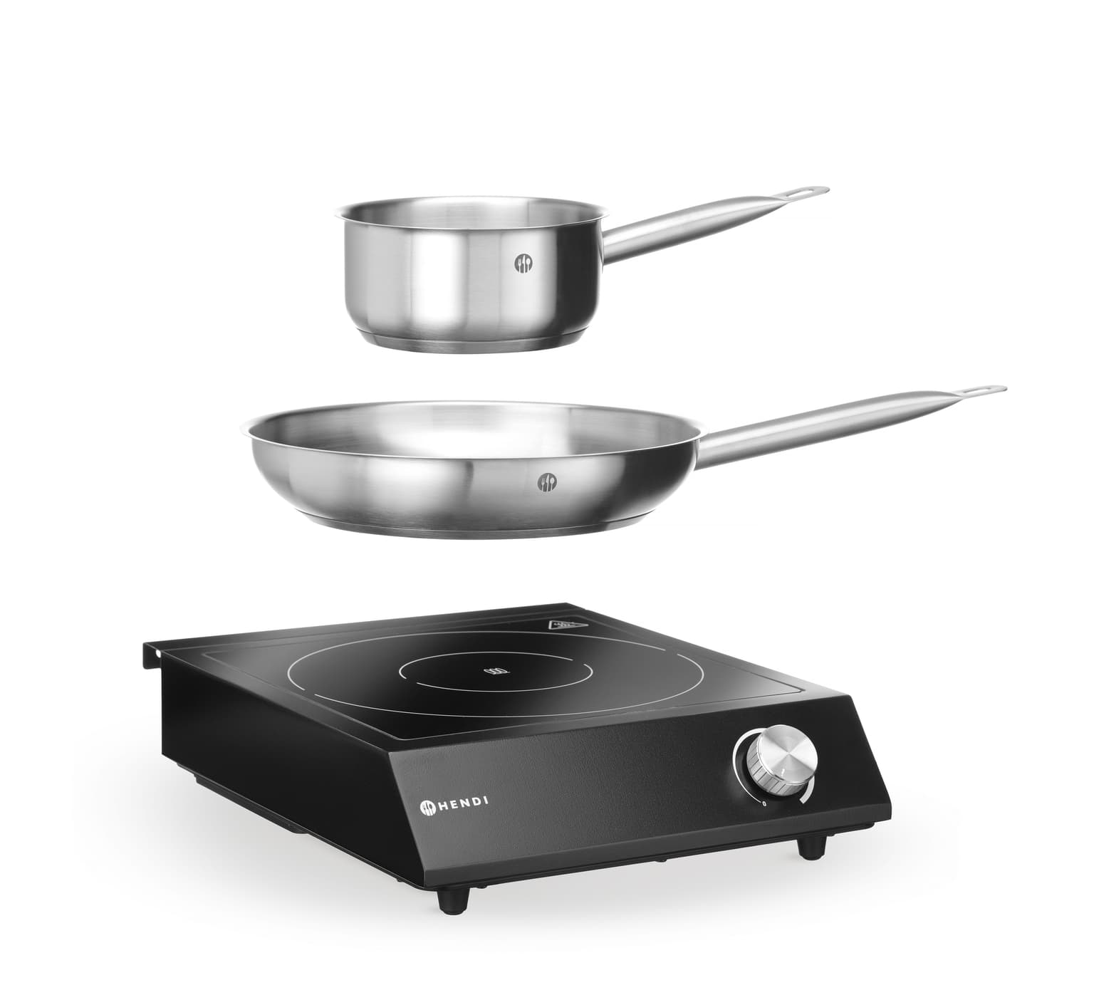 Set: 3500 W Induction Hob + Saucepan + Frying Pan - Hendi — miniature 11