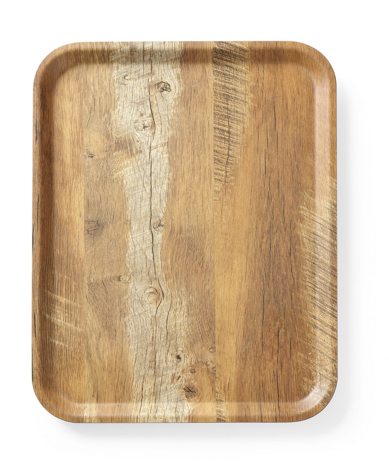 Plateau de service en mélamine avec impr — Bois · 330x430