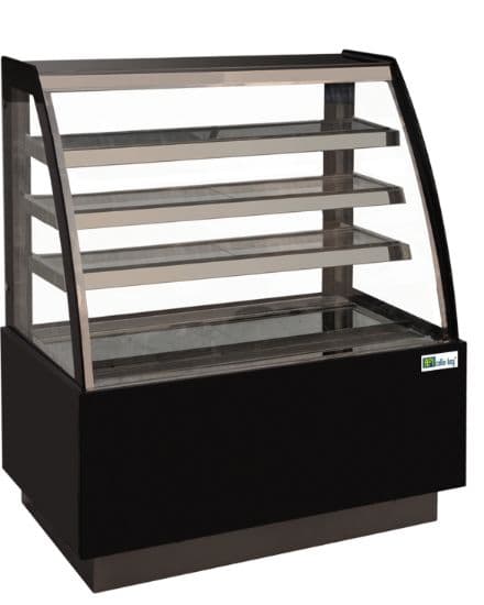 Vitrine Pâtisserie - Vitrage Bombé - 3 Étagères - 650 L (Oasis600)