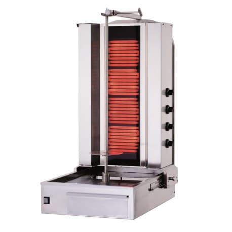 Grill à Kebab vitro électrique - 4 résistances - SK4E