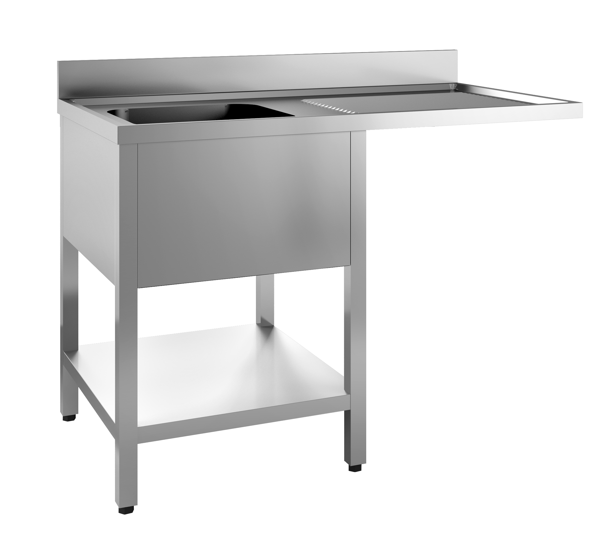 700 Sink Unit With Shelf For Dishwasher, Removable, 1 Left 1400 - Combisteel — visuel 1