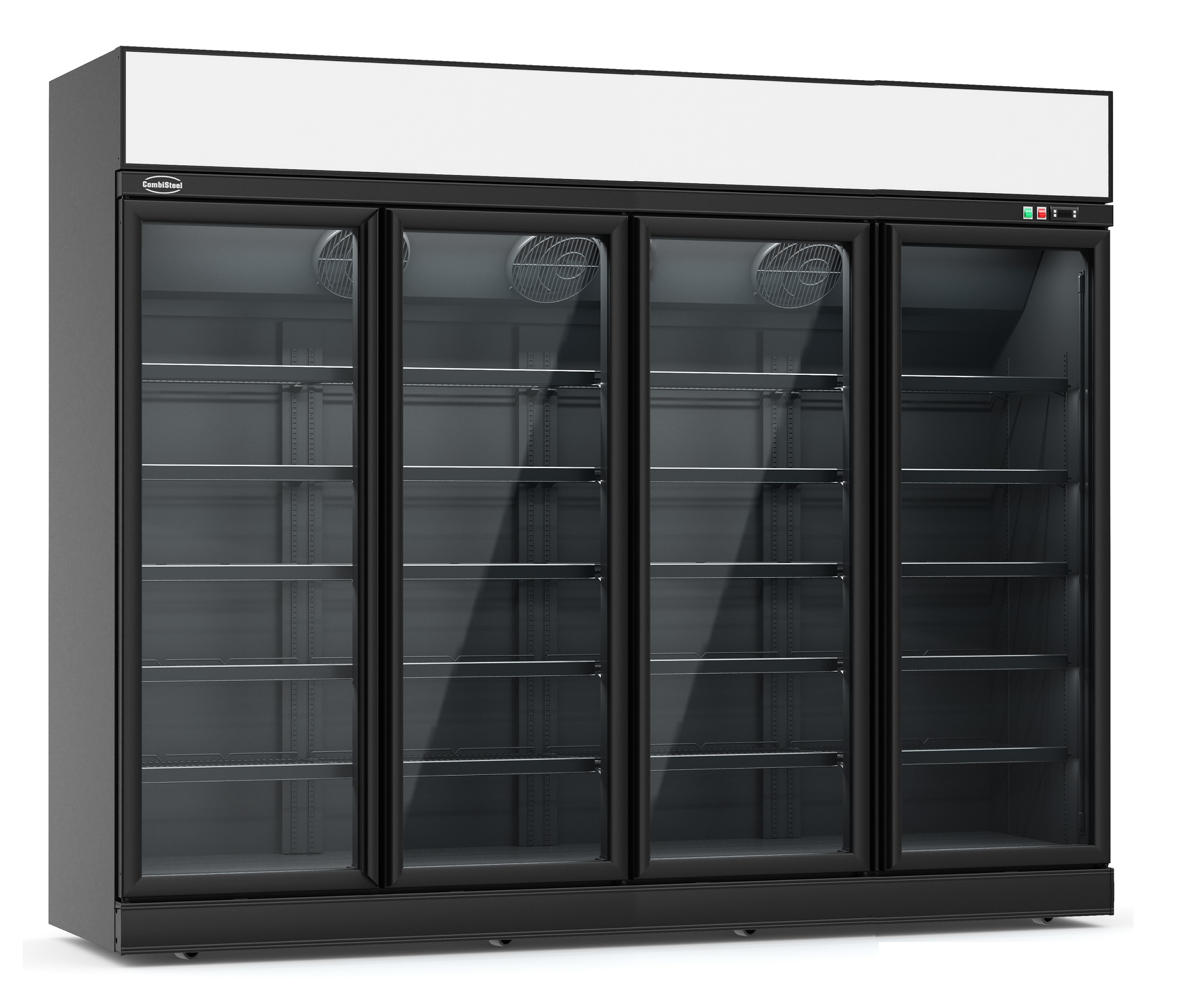 Ins-2060f Black Glass 4-Door Freezer *Delivery On Request* - Combisteel — visuel 1