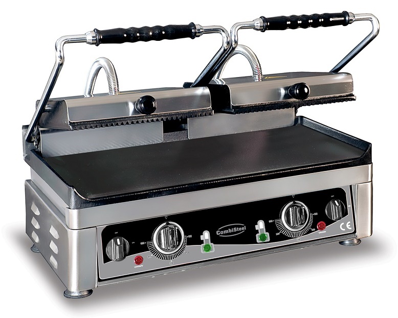 Panini Double Smooth/Grooved Contact Grid - Combisteel — visuel 1