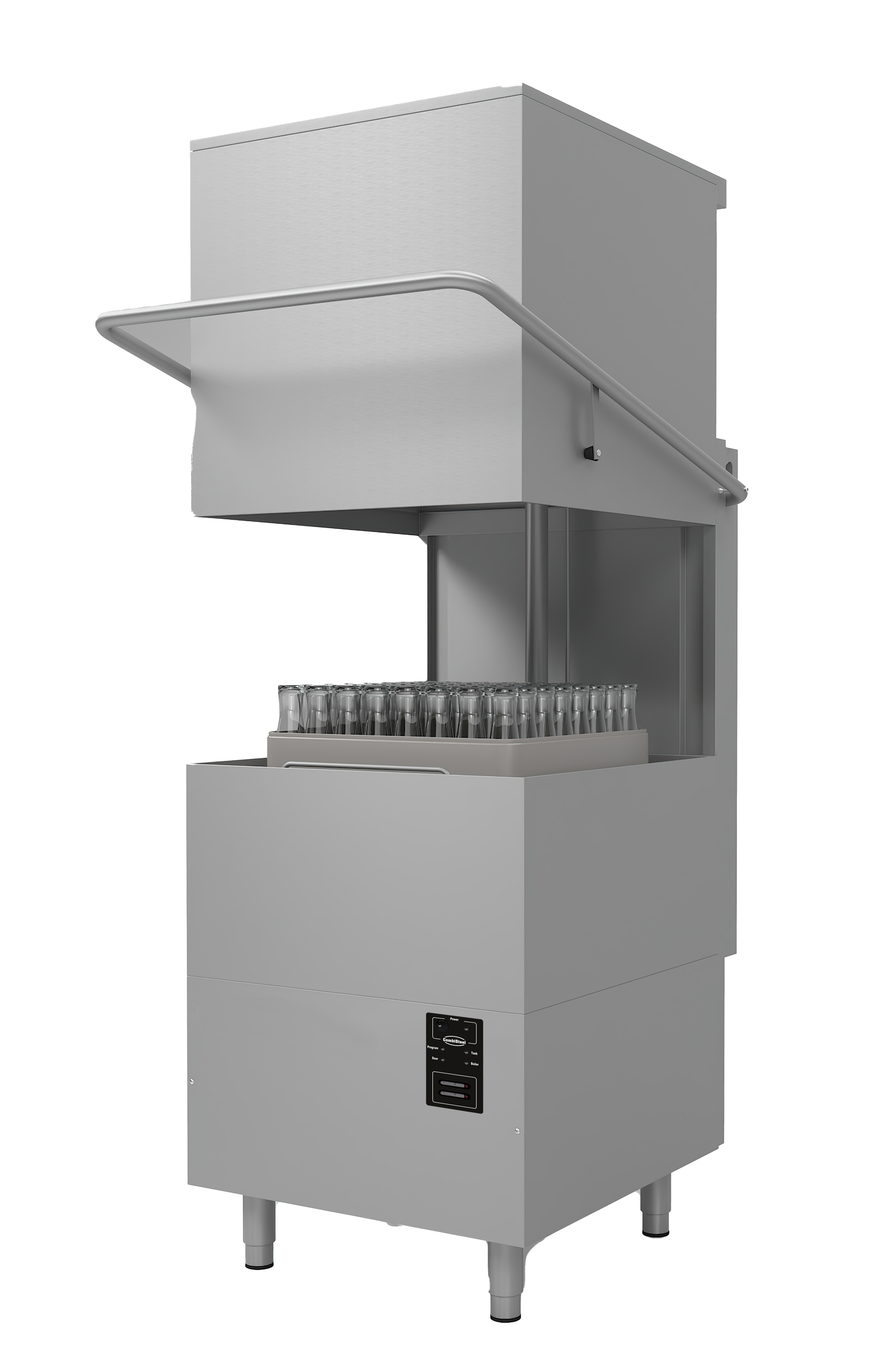 Conveyor Dishwasher Ent 400 Dp Dde With Drain Pump And Detergent Doser - Combisteel — visuel 1