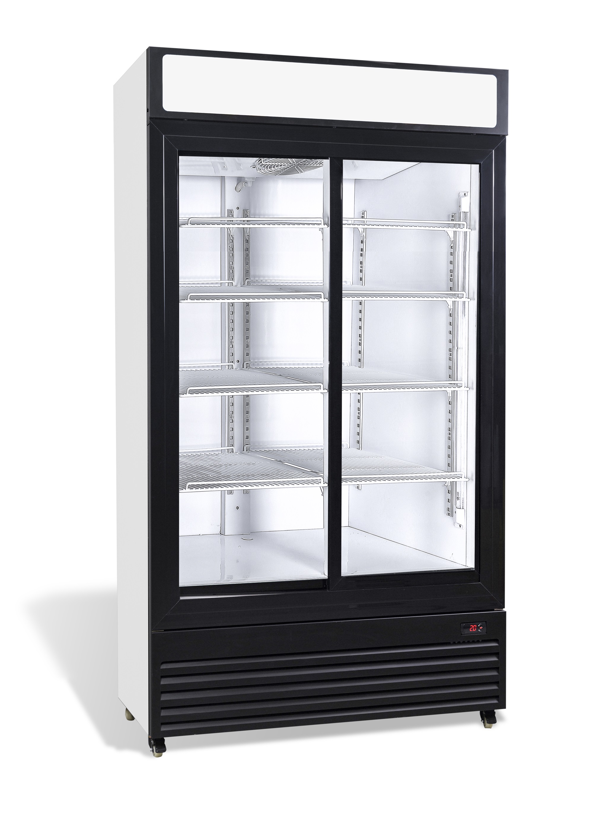 Refrigerator With Sliding Glass Doors Bez-750 Sl - Combisteel — visuel 1